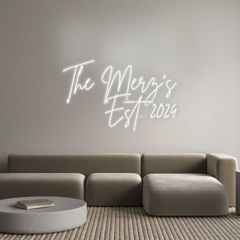 Custom Neon Signs The Merz’s
E...