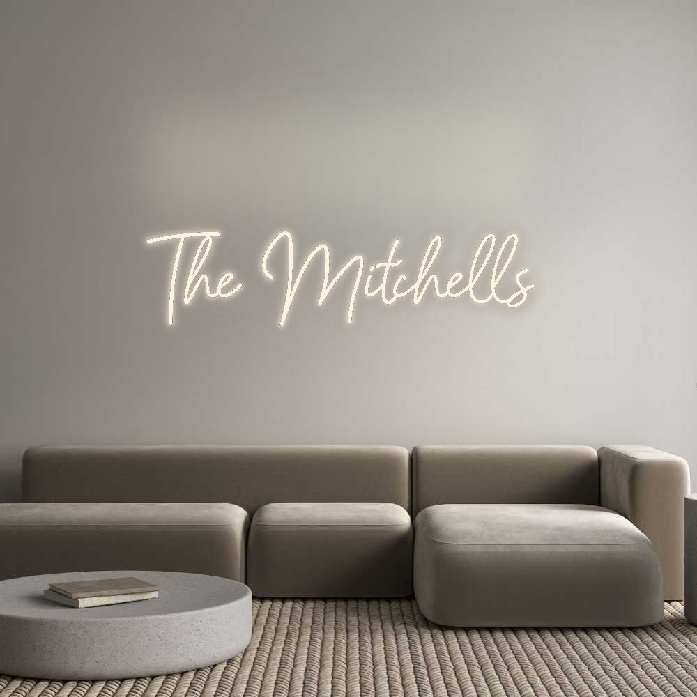 Insegne al neon personalizzate The Mitchells