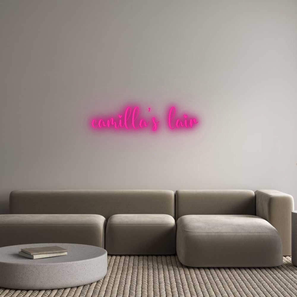 Custom Neon Signs camilla's lair