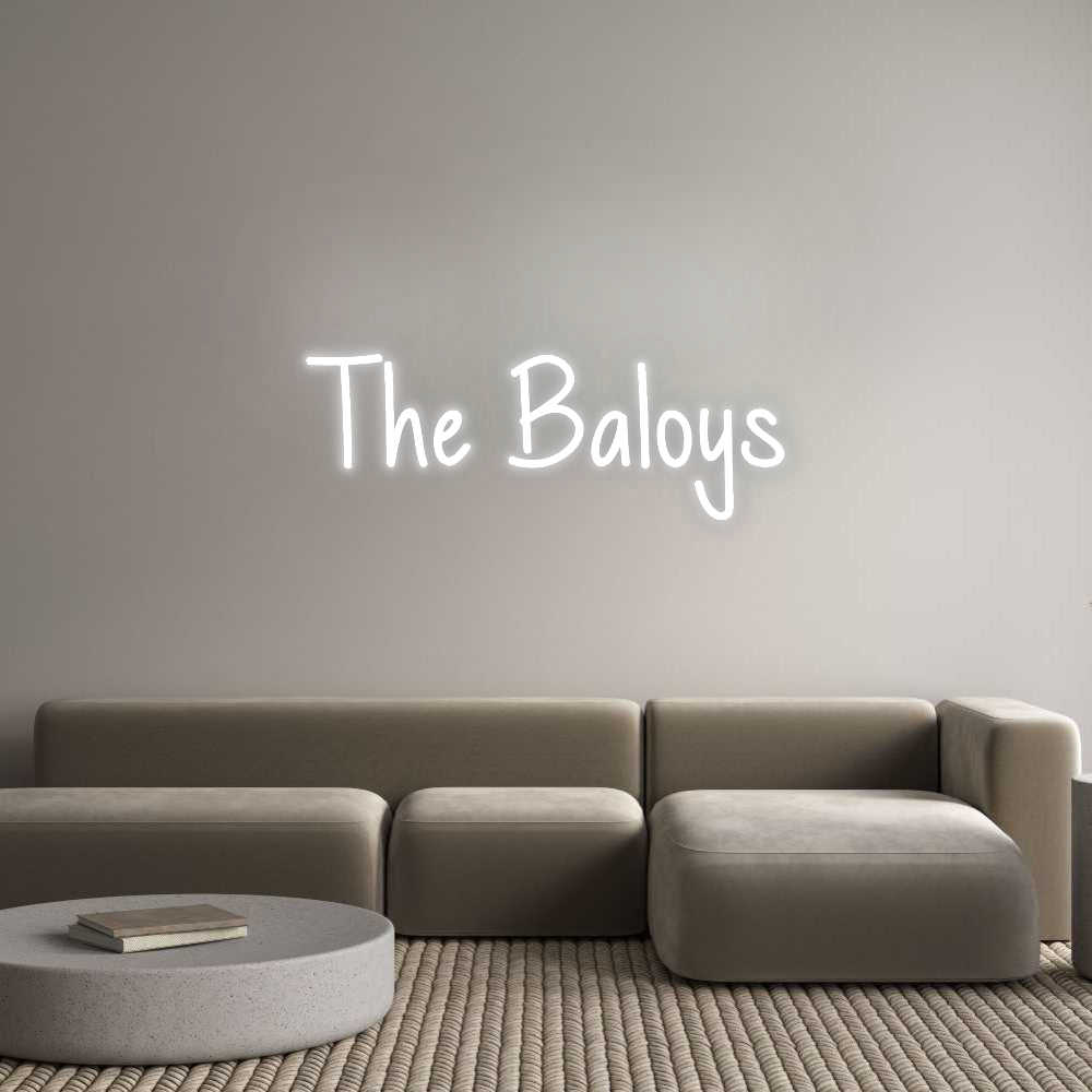 Custom Neon Signs The Baloys