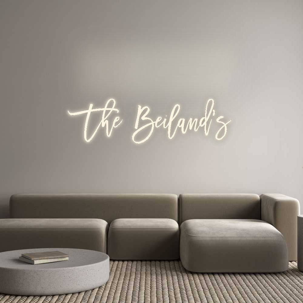 Custom Neon Signs The Beiland’s