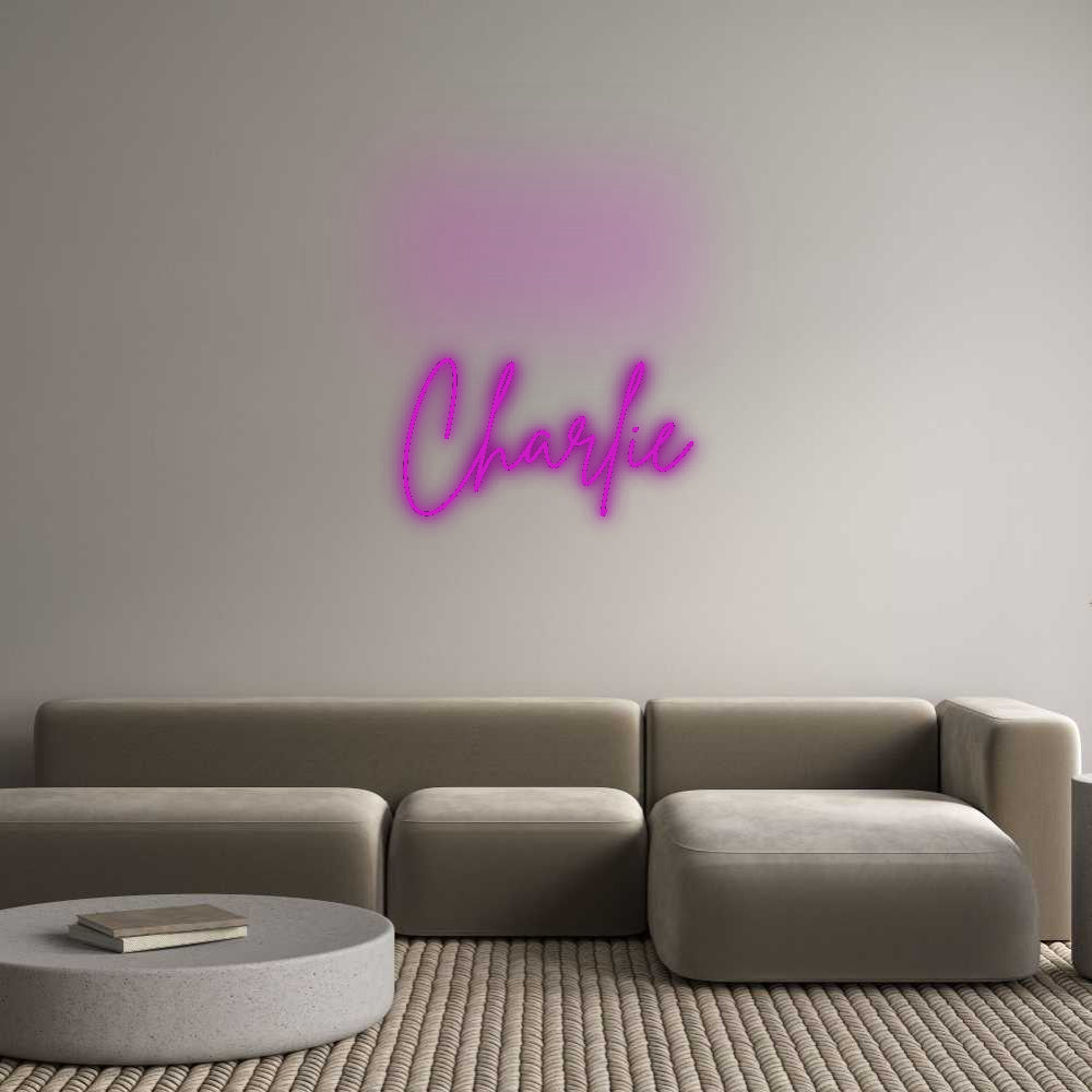 Custom Neon Signs Charlie