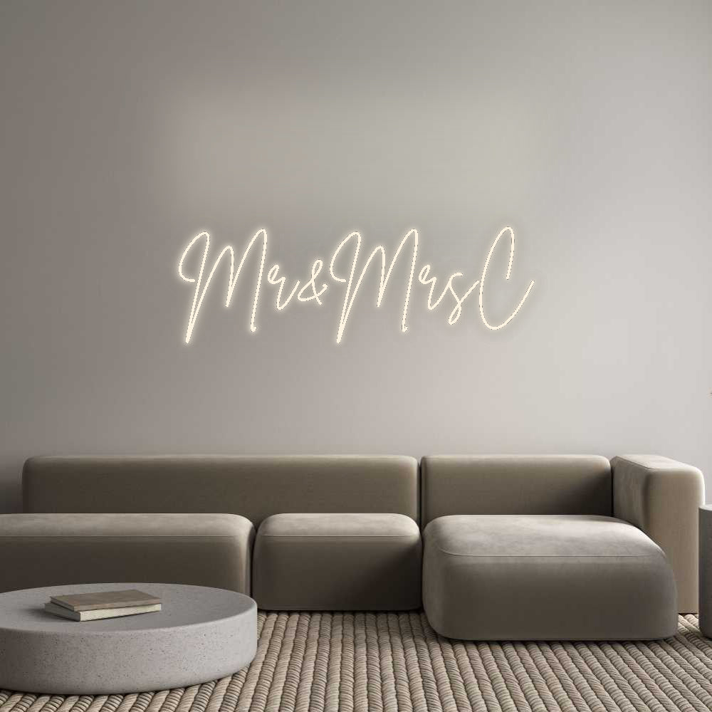 Custom Neon Signs Mr&MrsC