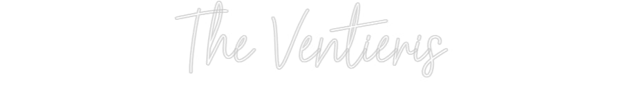 Custom Neon Signs The Ventieris