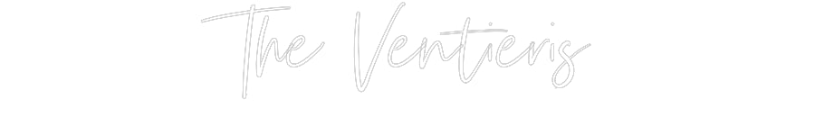 Custom Neon Signs The Ventieris