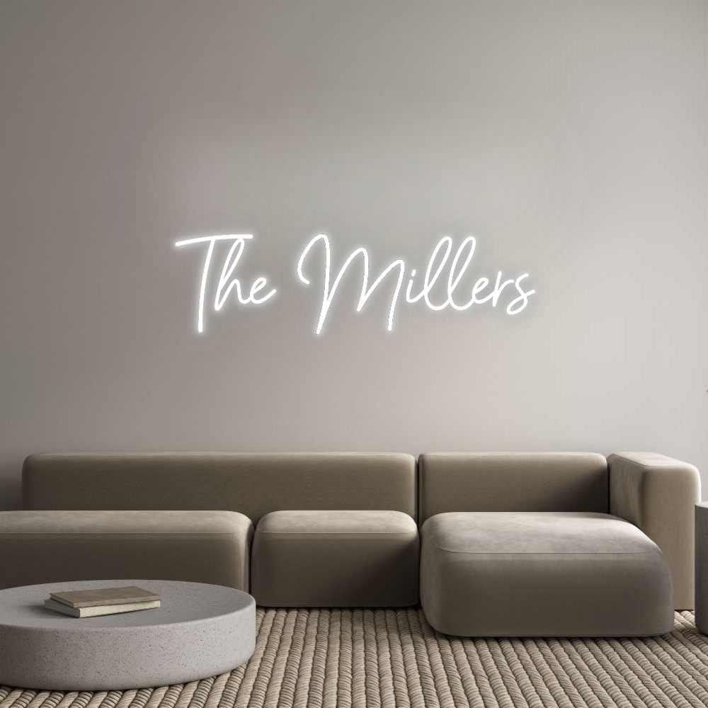 Custom Neon Signs The Millers