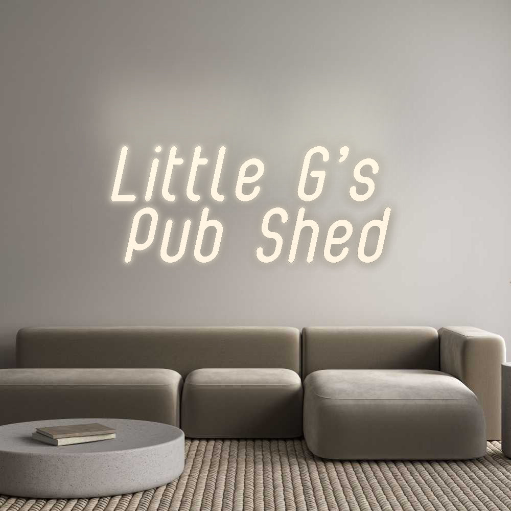 Custom Neon Signs Little G’s 
...