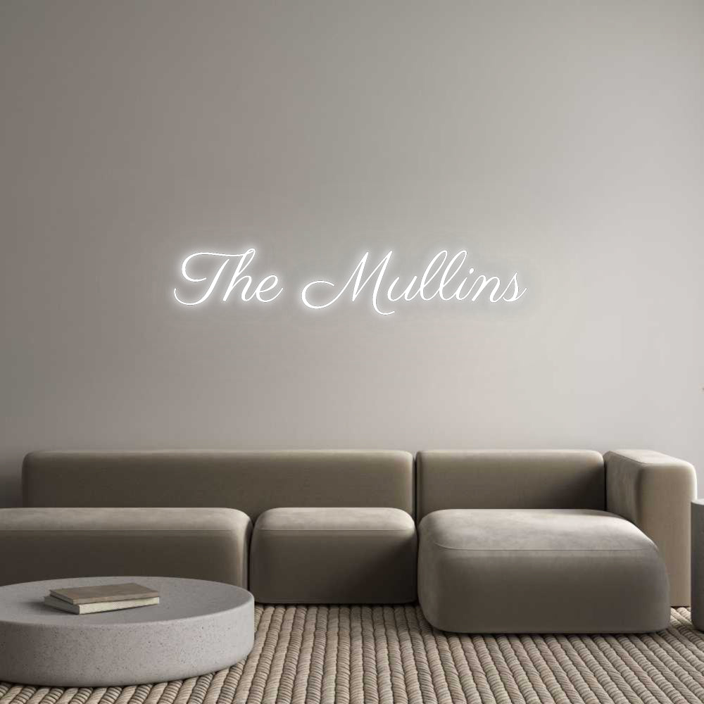 Custom Neon Signs The Mullins