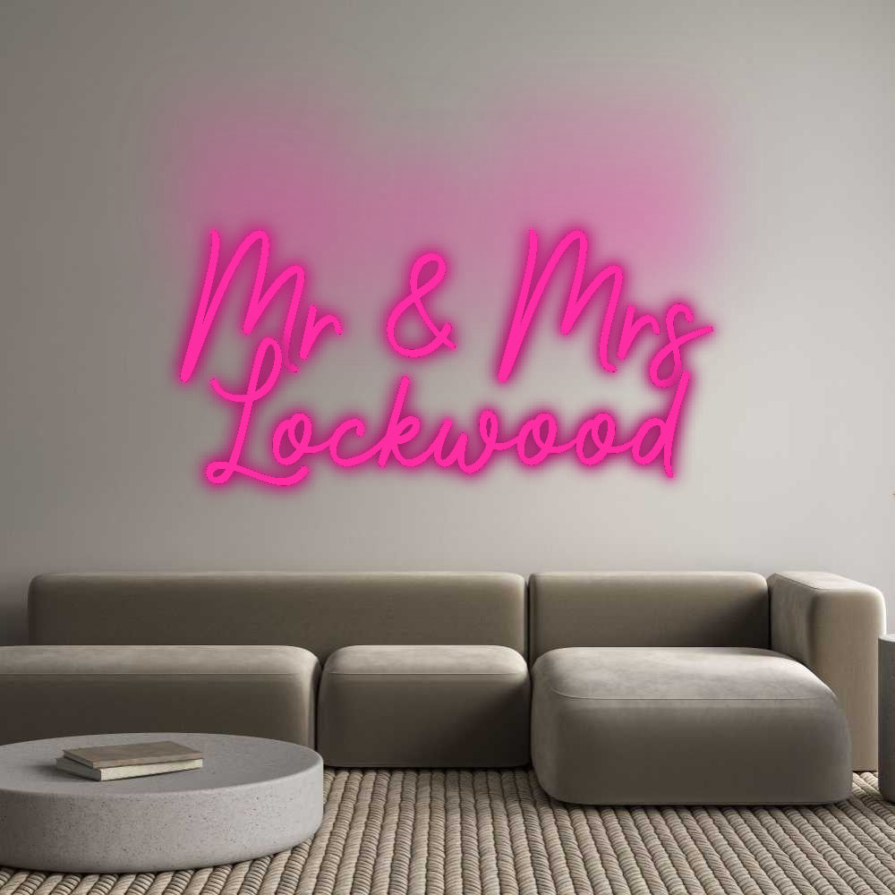 Custom Neon Signs Mr & Mrs
Loc...