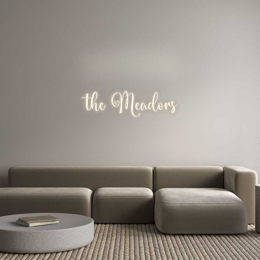 Custom Neon Signs the Meadors