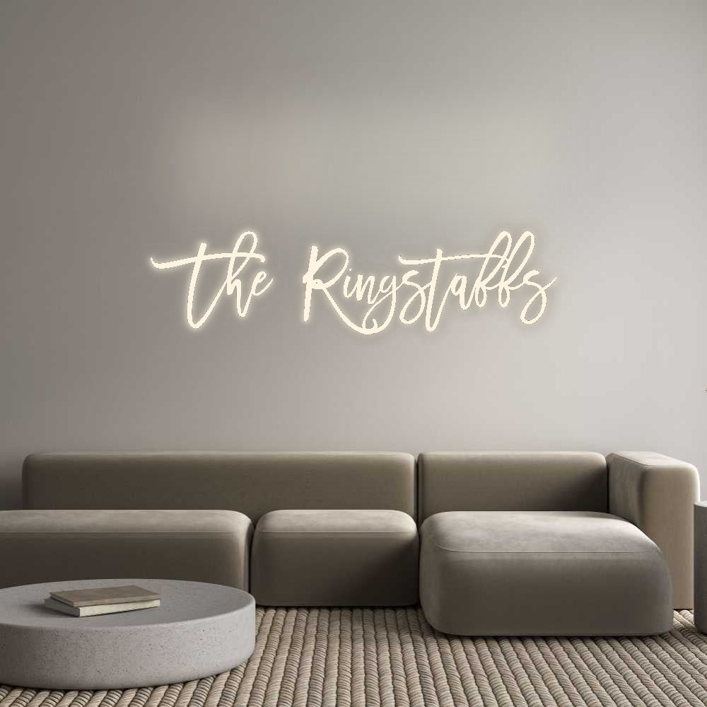 Custom Neon Signs The Ringstaffs