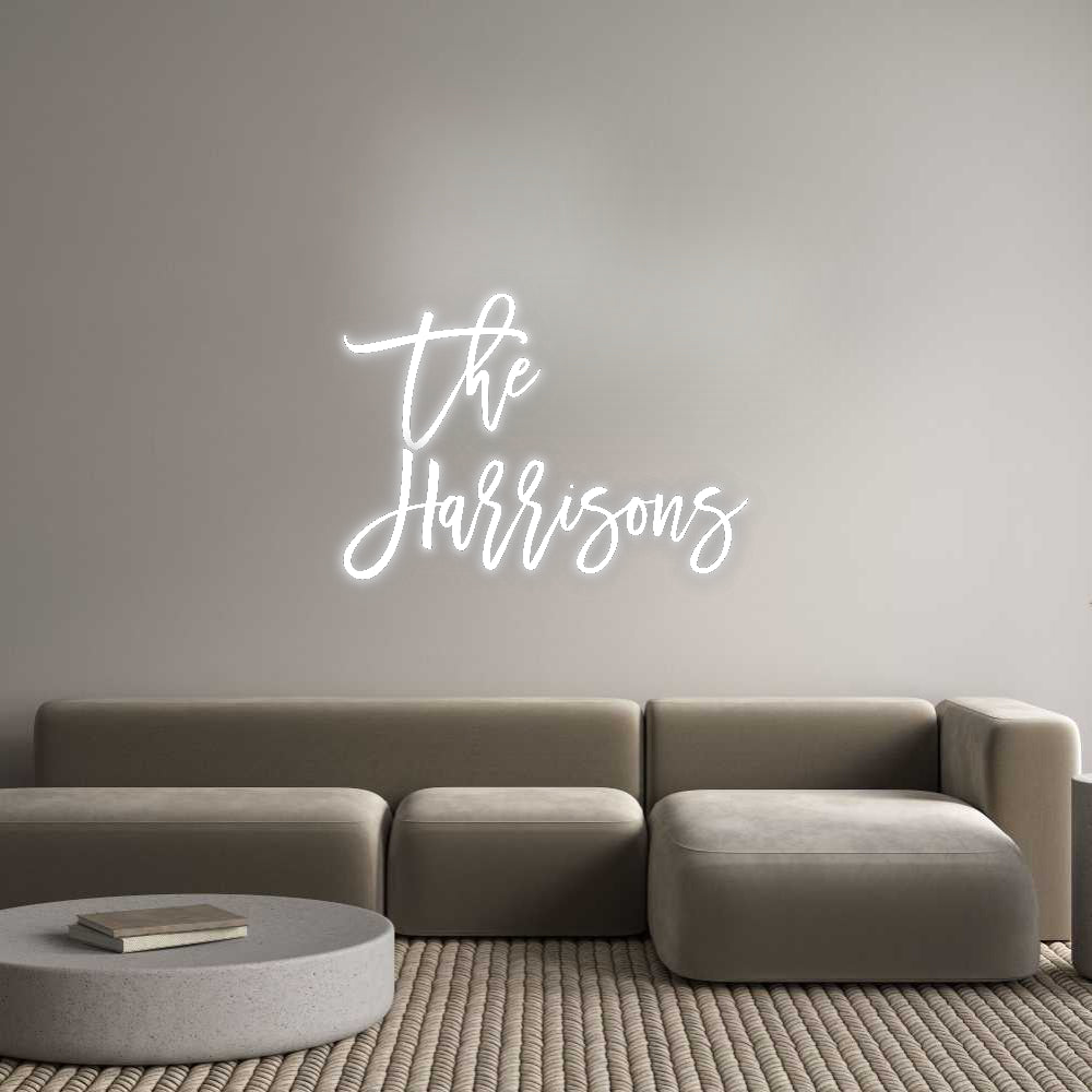 Custom Neon Signs The
Harrisons