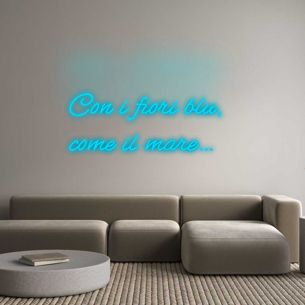 Custom Neon Signs Con i fiori b...