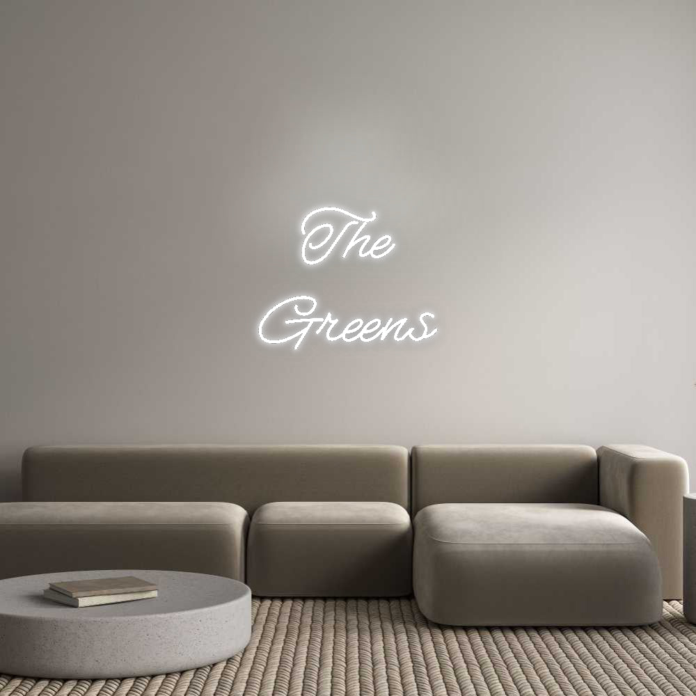 Custom Neon Signs The
Greens