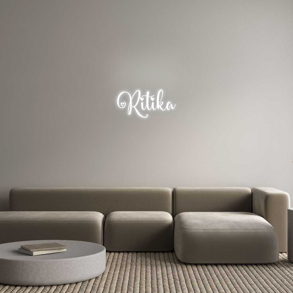 Custom Neon Signs Ritika