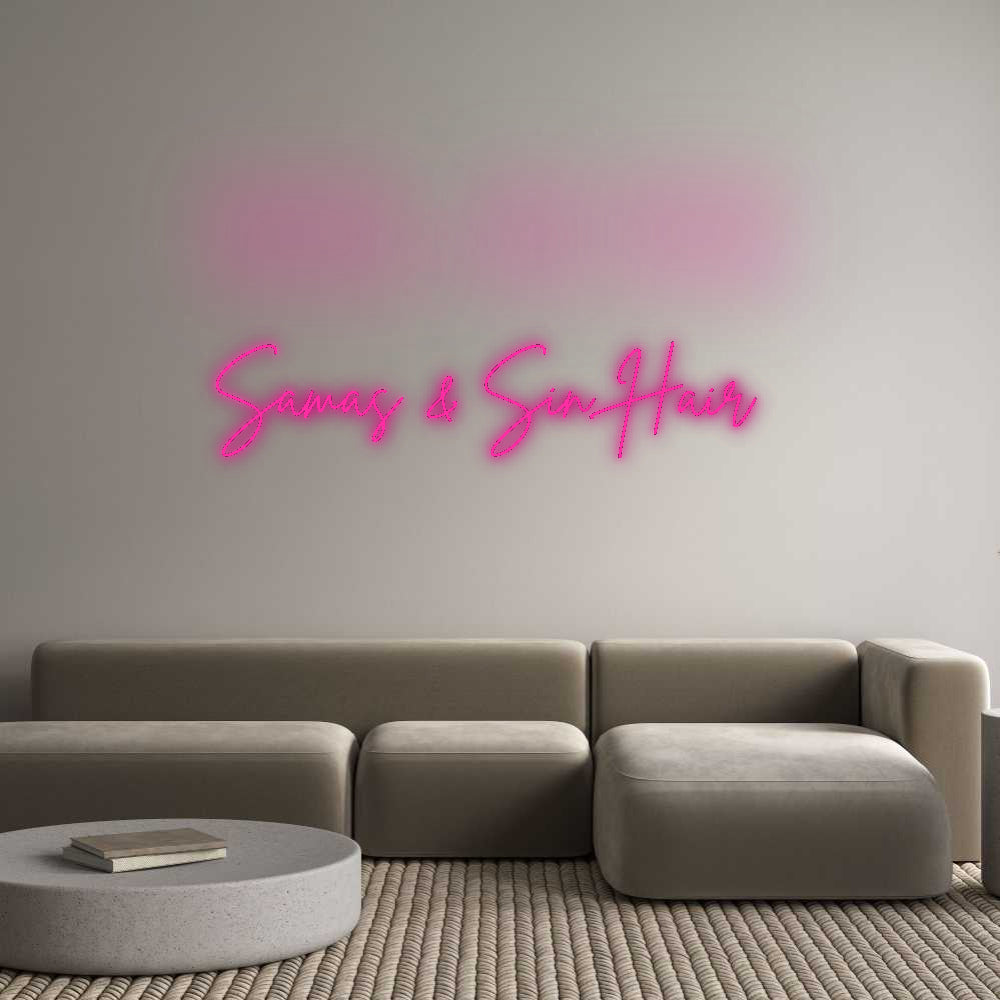 Custom Neon Signs Samas & Sin H...