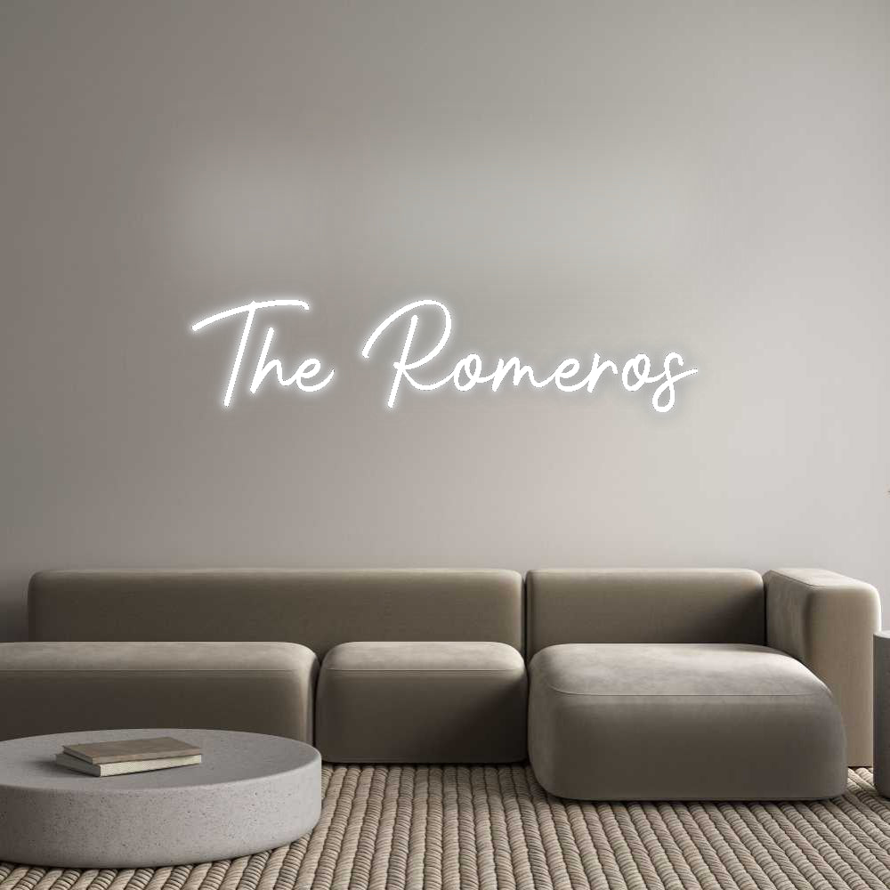 Custom Neon Signs The Romeros