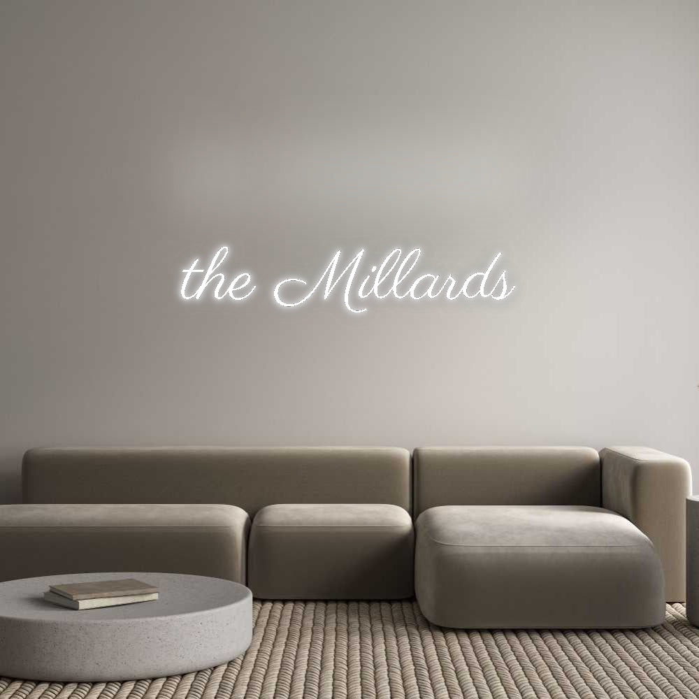 Custom Neon Signs the Millards