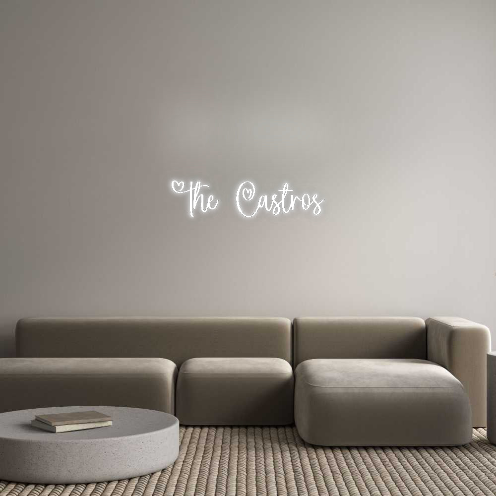 Custom Neon Signs The Castros