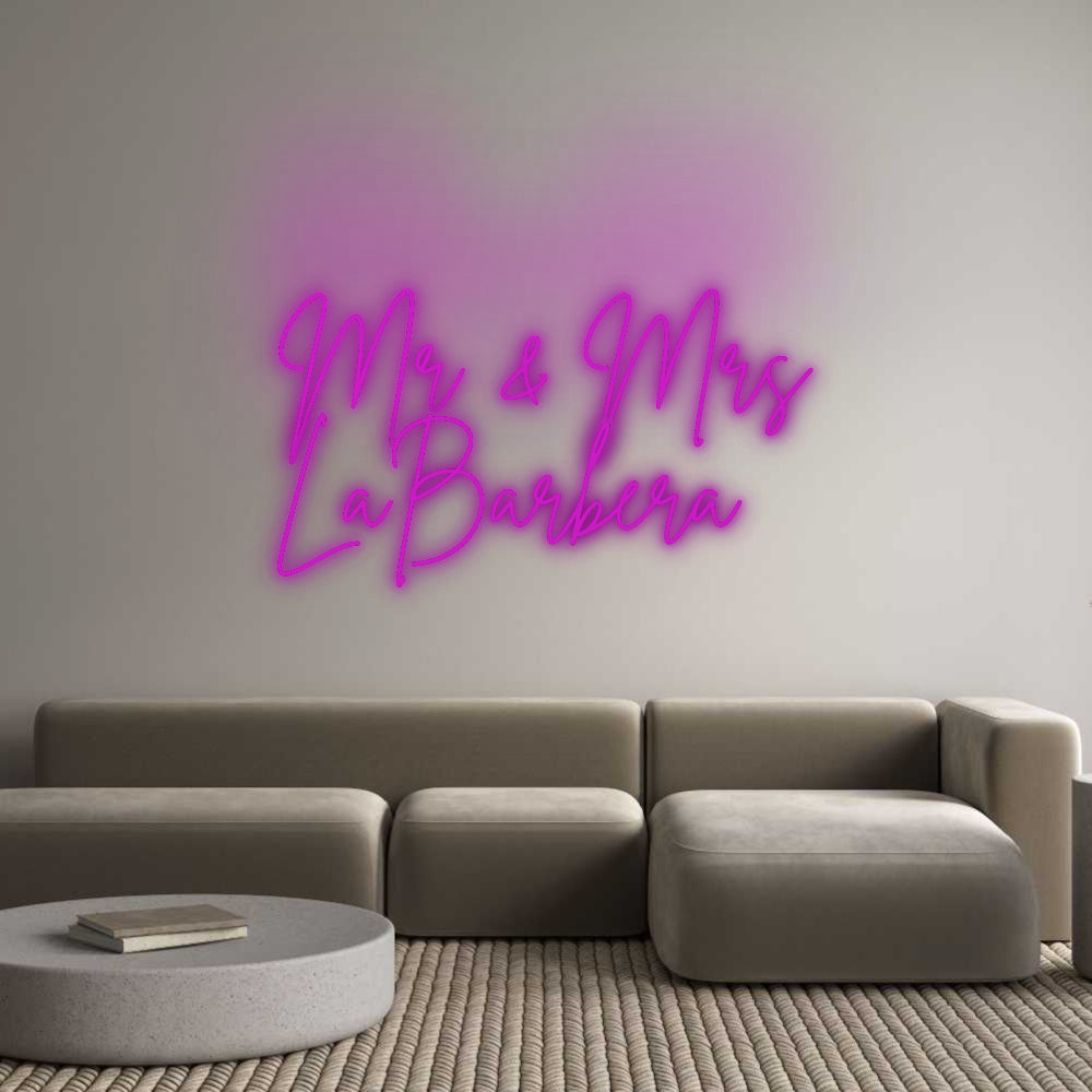 Custom Neon Signs Mr & Mrs
LaB...