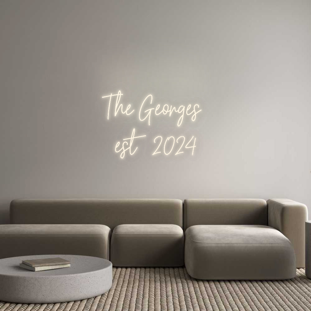 Custom Neon Signs The Georges 
...