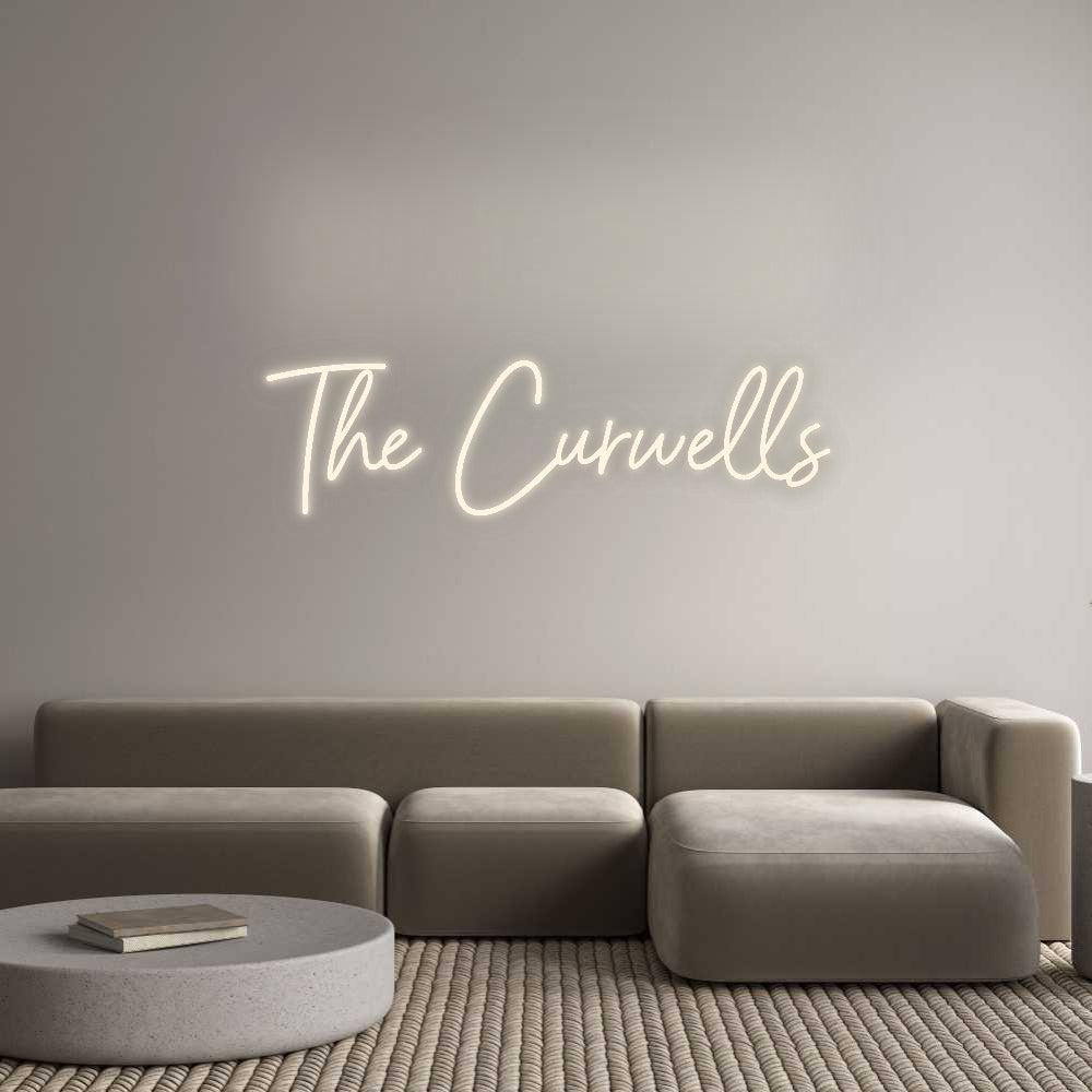 Custom Neon Signs The Curwells