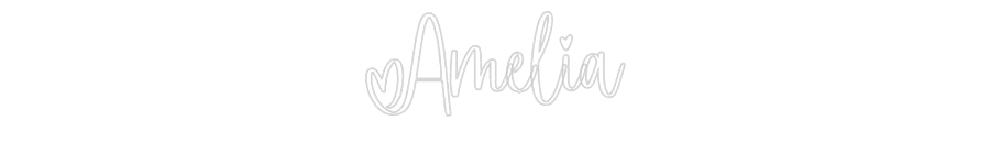 Custom Neon Signs Amelia