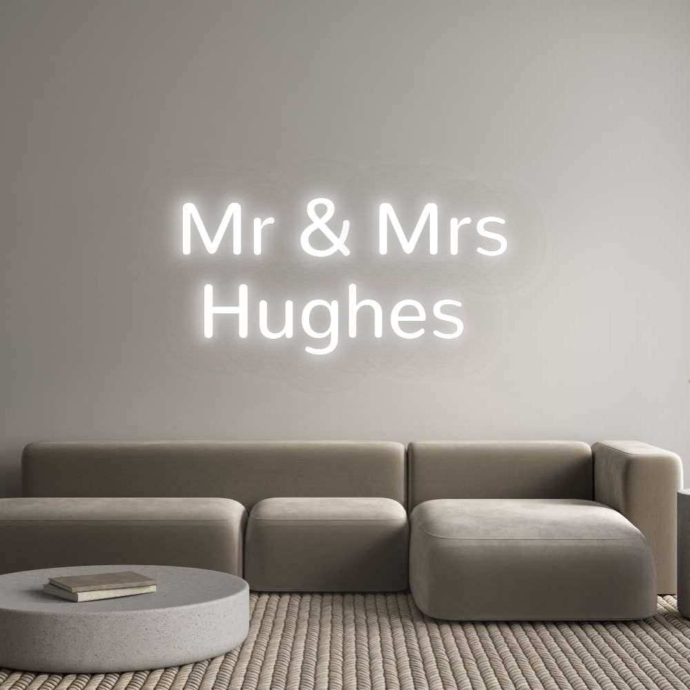 Custom Neon Signs Mr & Mrs
Hug...