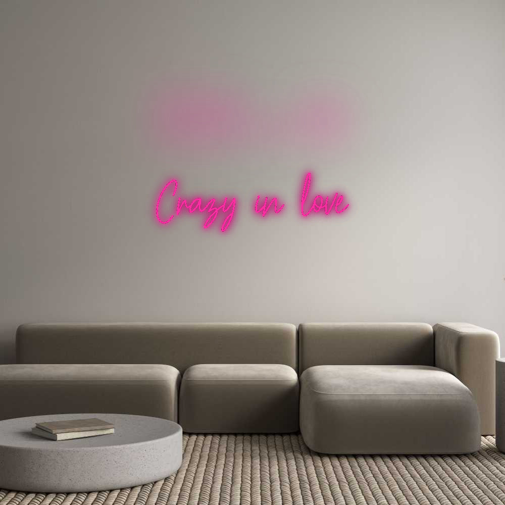 Custom Neon Signs Crazy in love