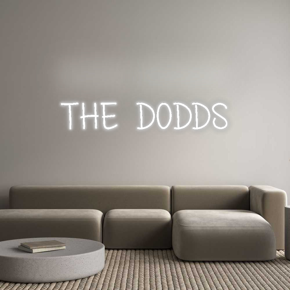 Custom Neon Signs THE DODDS