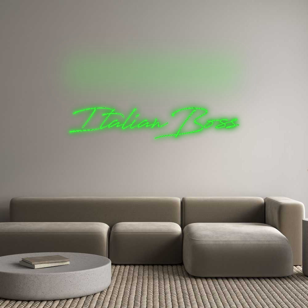 Custom Neon Signs ItalianBoss