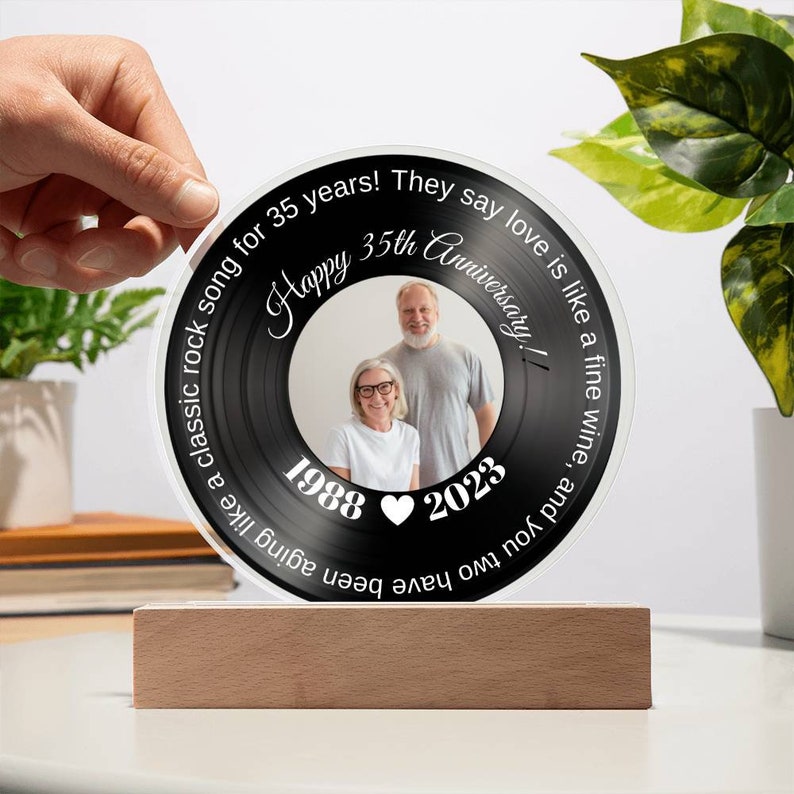 Custom Wedding Anniversary Gift Custom Anniversary Gift For Parents Wife Husband