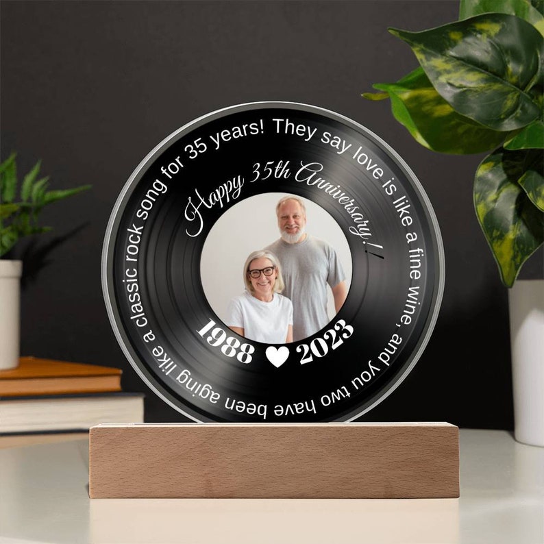 Custom Wedding Anniversary Gift Custom Anniversary Gift For Parents Wife Husband