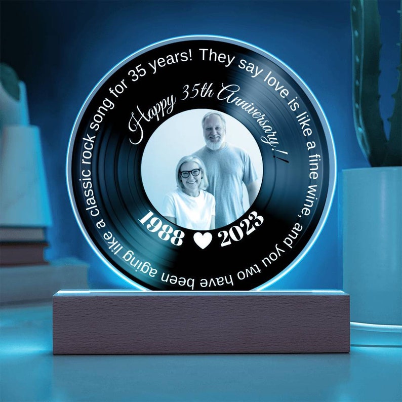 Custom Wedding Anniversary Gift Custom Anniversary Gift For Parents Wife Husband