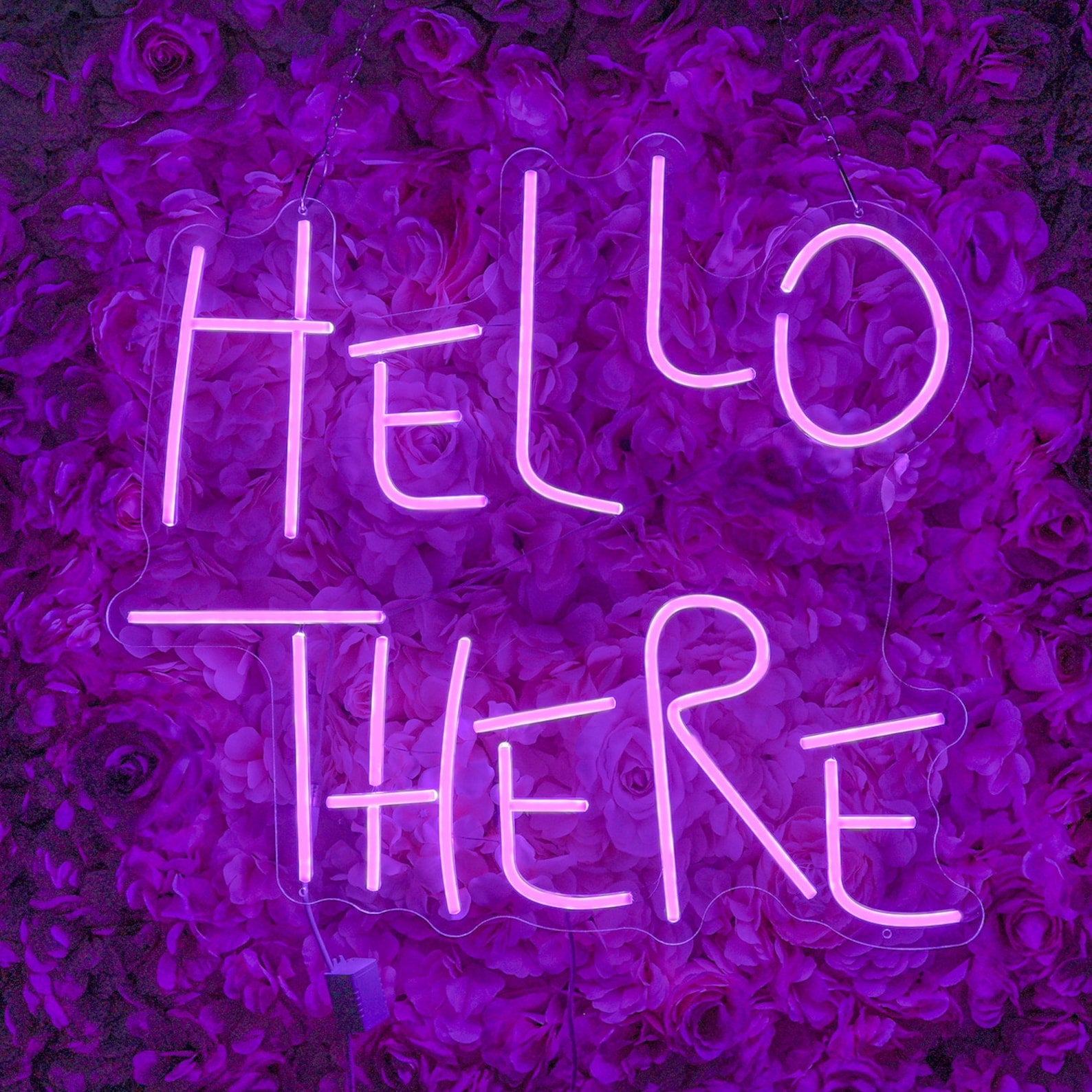 NEONIP-100% Handmade Hello There, Hell Here Neon Sign, Halloween Decor Lights