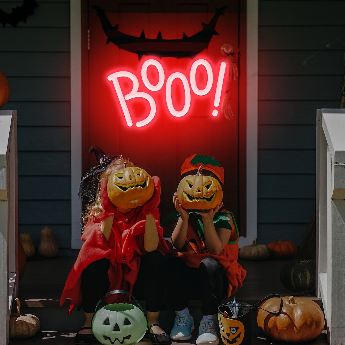 NEONIP-100% Handmade Halloween Neon Sign, Boo!