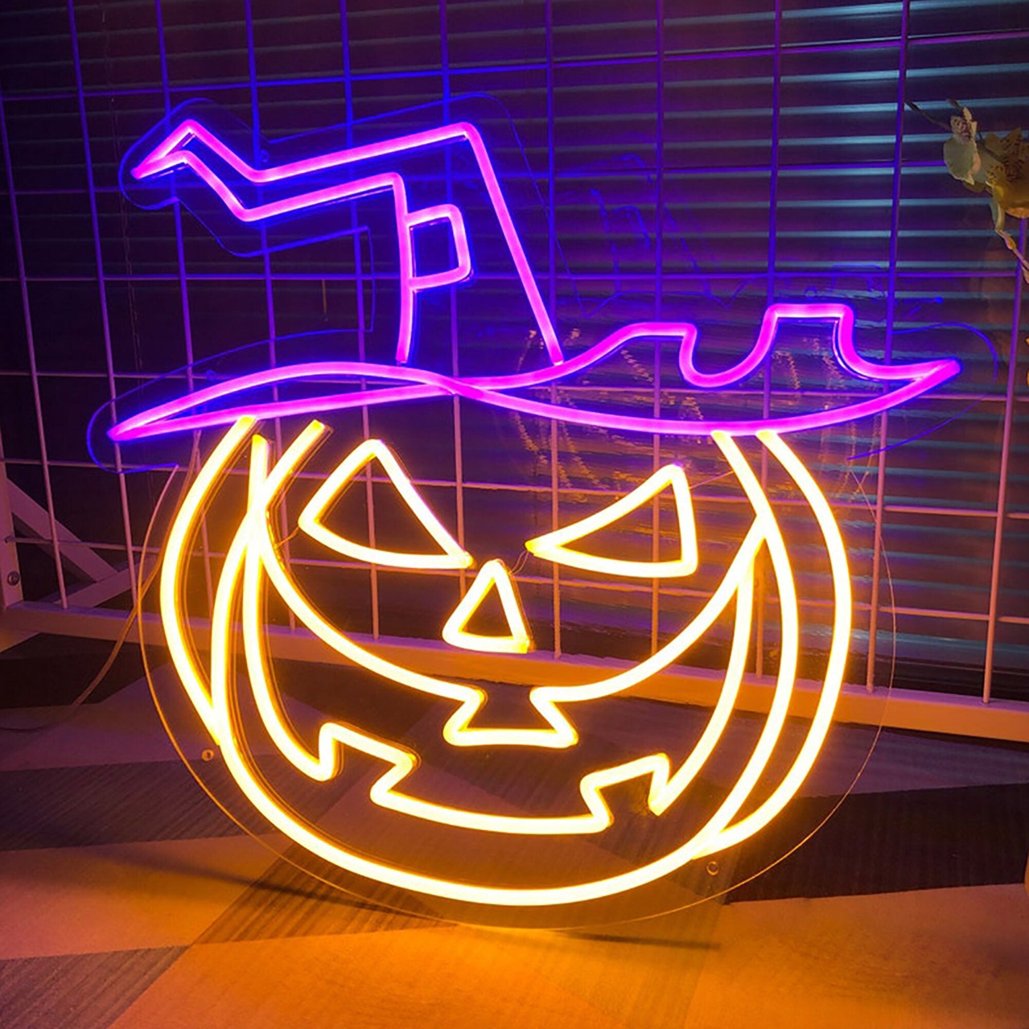 NEONIP-100% Handmade Halloween Pumpkin Neon Light Sign
