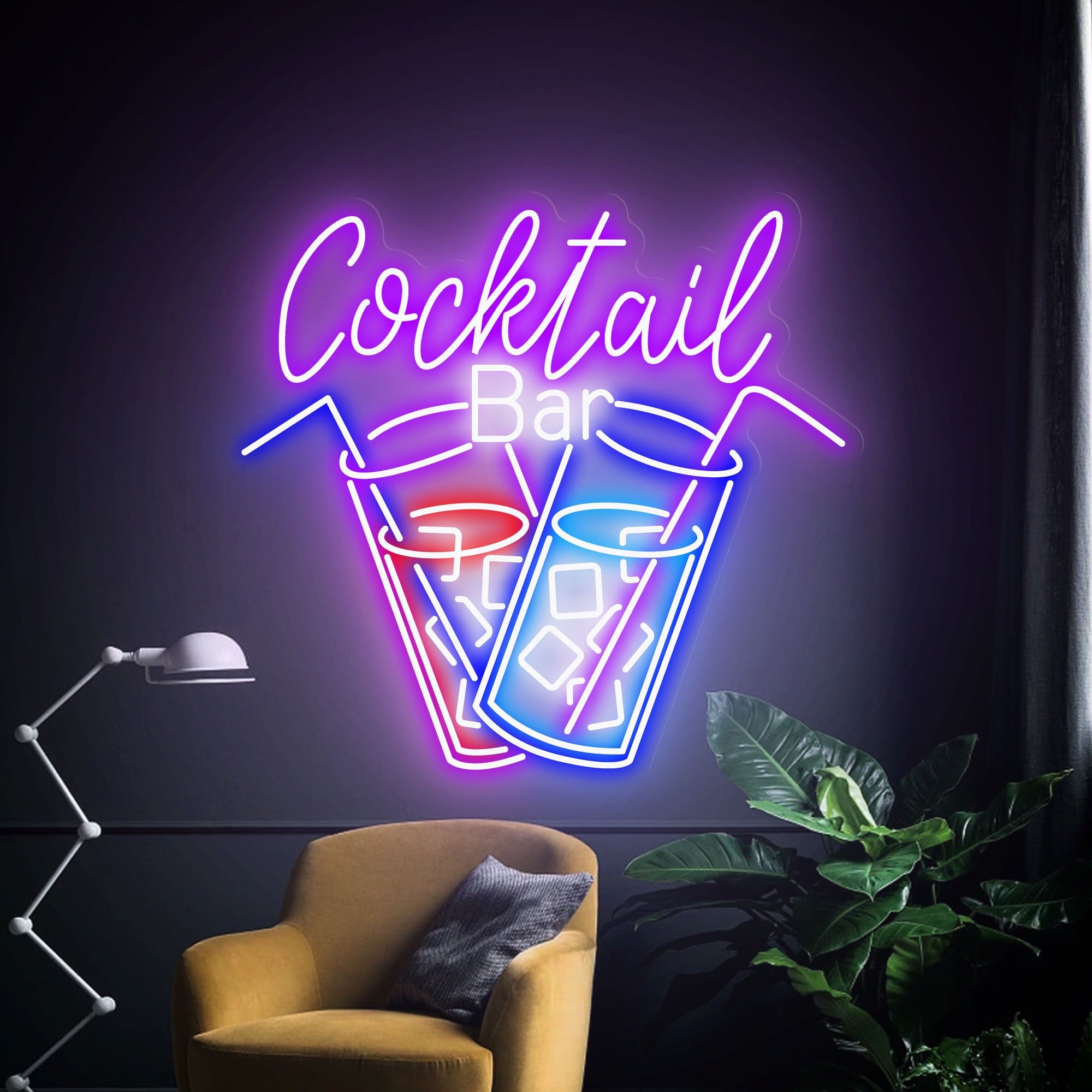 NEONIP-100% Handmade Cocktail Bar LED Neon Light Sign