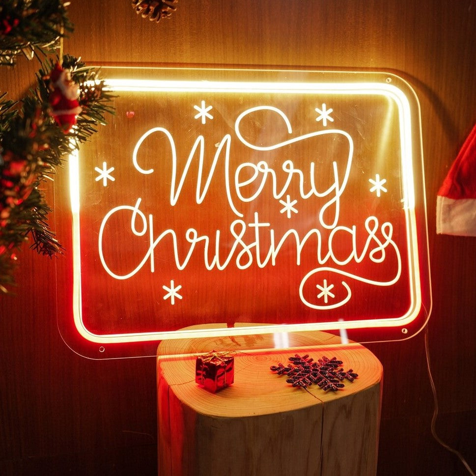NEONIP-100% Handmade Merry Christmas Neon Sign