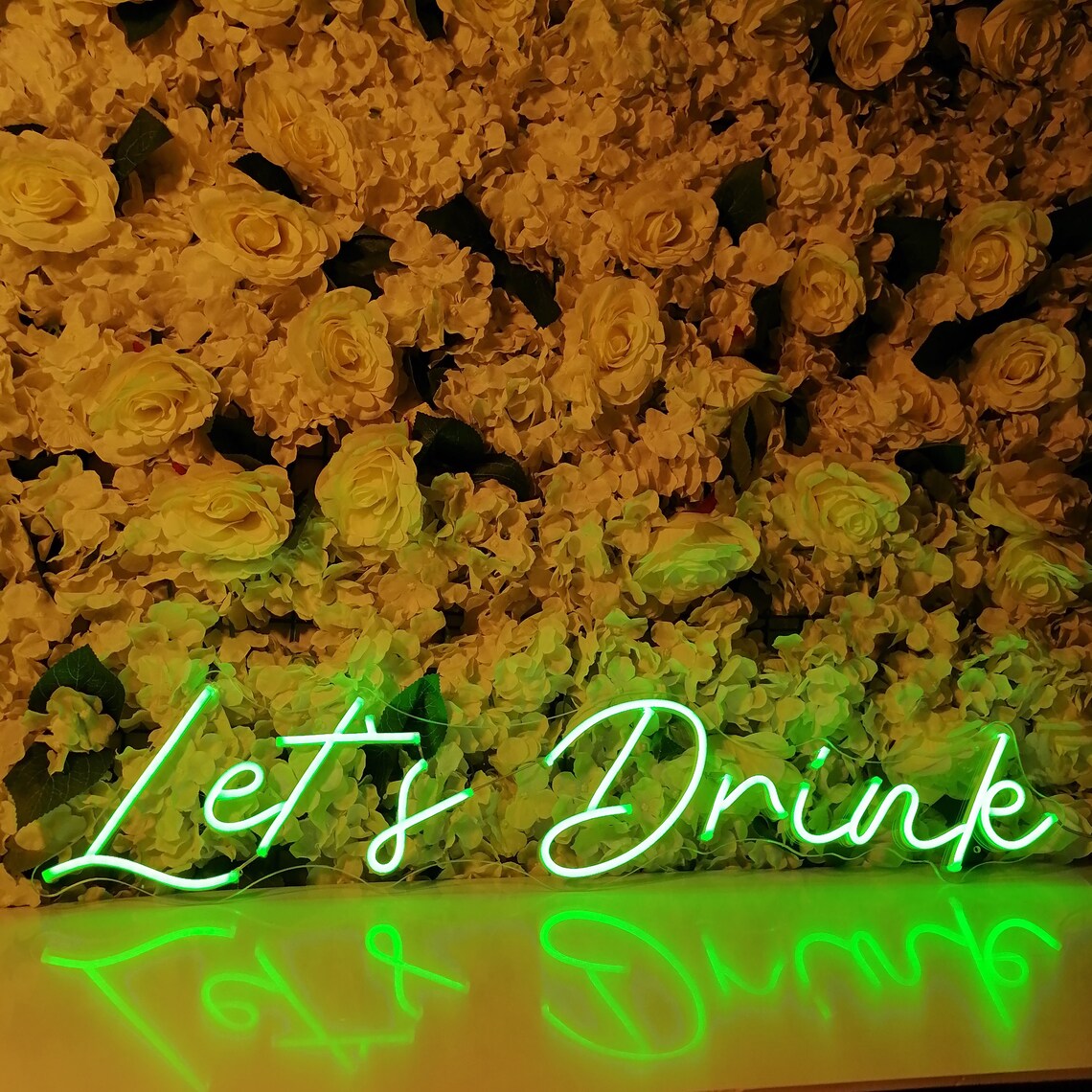 NEONIP-100% Handmade Let's Drink LED Neon Light Sign