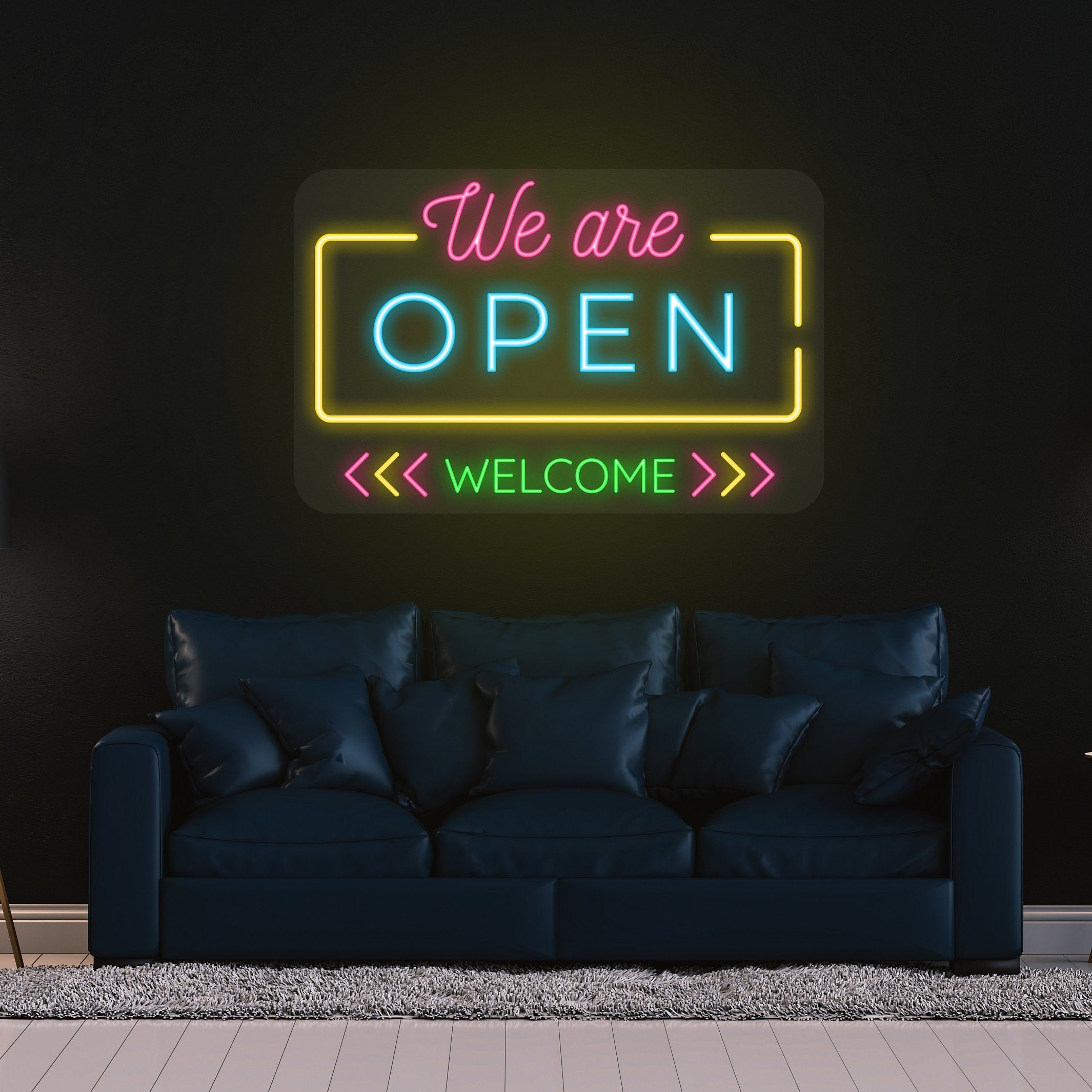 NEONIP-100% Handmade We Are Open Welcome Neon Sign Business Decorations