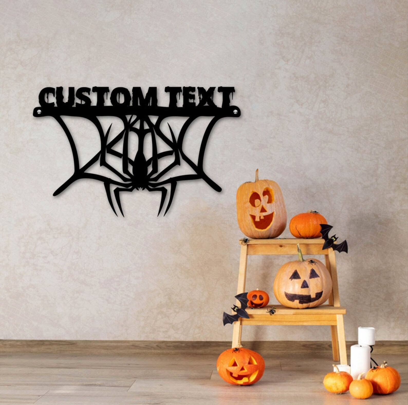 Super Spooky Metal Sign, Cute spooky wall Sign, The perfect Spooky on sale Logo Wall Art Sign