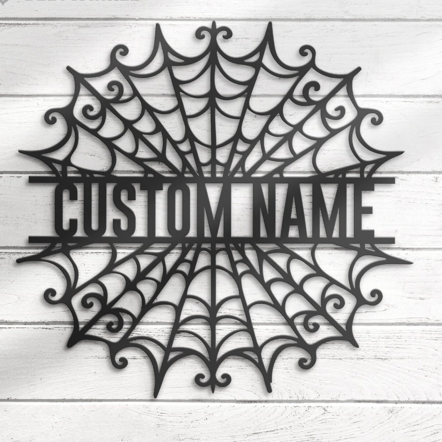 NEONIP-Personalized 100% Handmade Halloween Metal Sign LED Neon Sign with Spider
