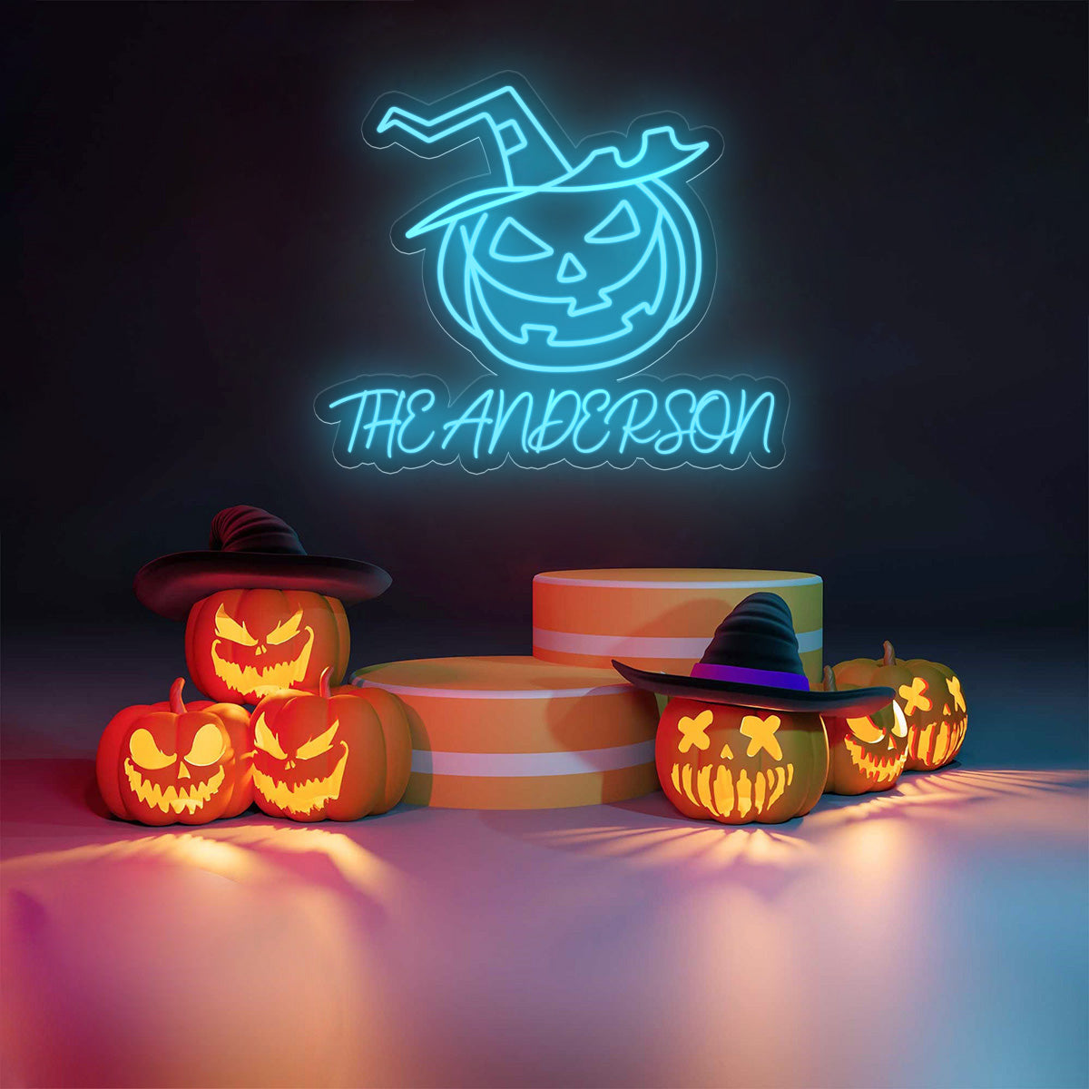 NEONIP-100% Handmade Halloween Pumpkin Custom Neon Light Sign