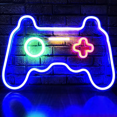 NEONIP-Insegna al neon LED per controller di gioco fatto a mano al 100%.