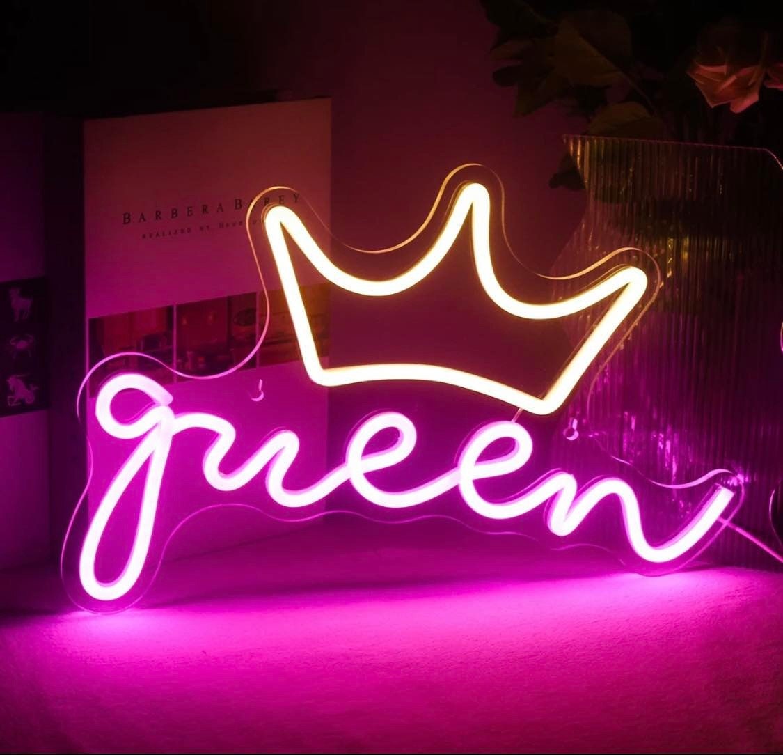 NEONIP-Personalized 100% Handmade Crown LED Neon Sign with Your Kid's Name