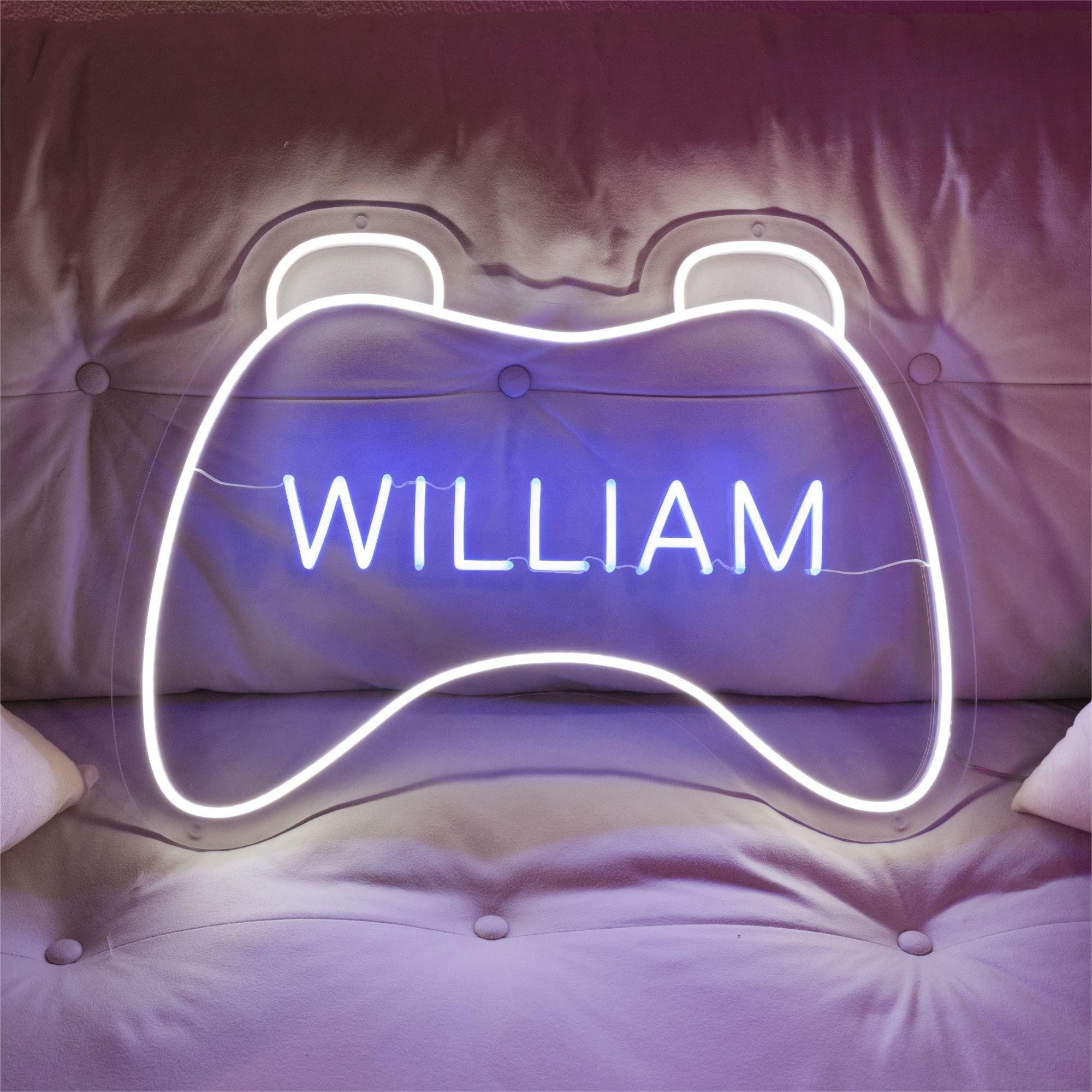 NEONIP-Personalized 100% Handmade Game Controller LED Neon Sign with You Kid's Name