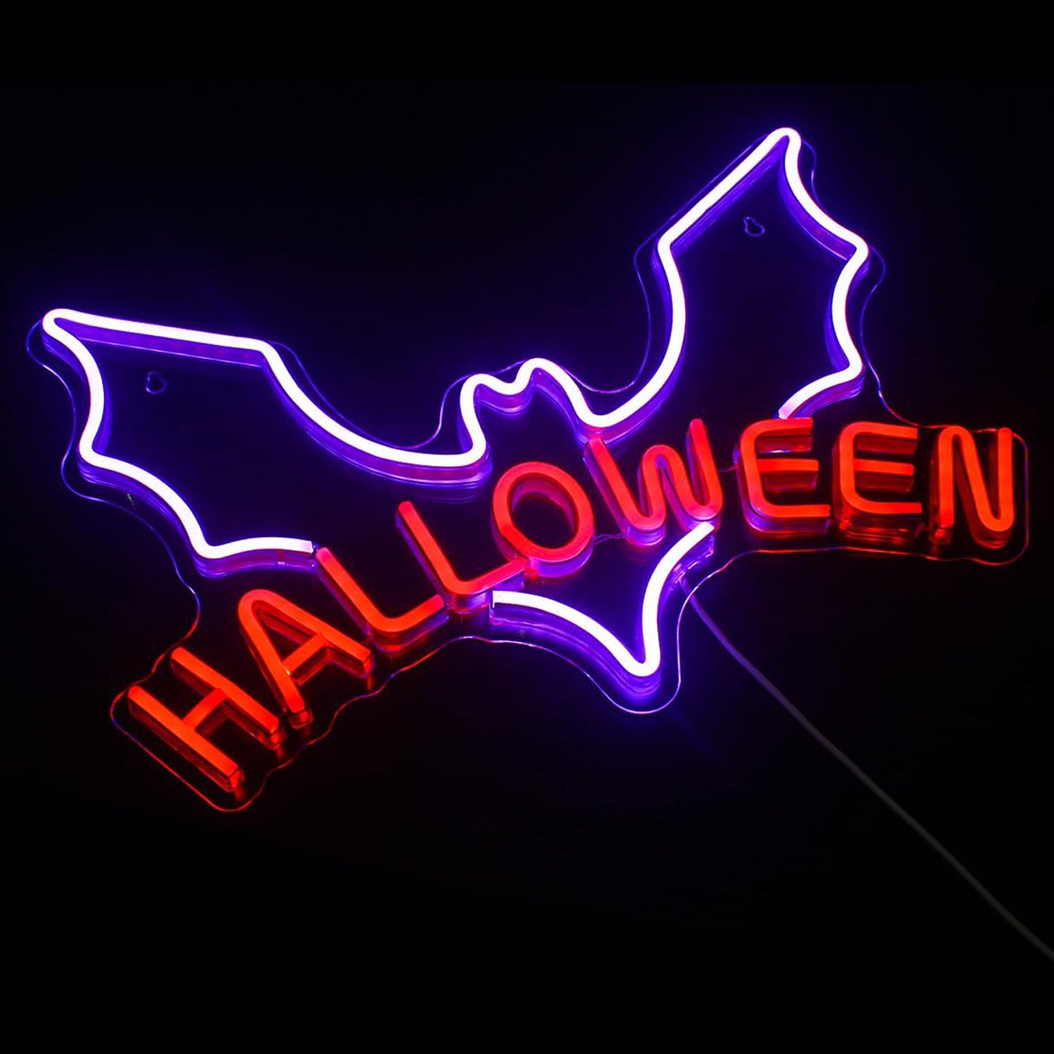 NEONIP-100% Handmade Halloween Bat Neon Signs for Wall Decor