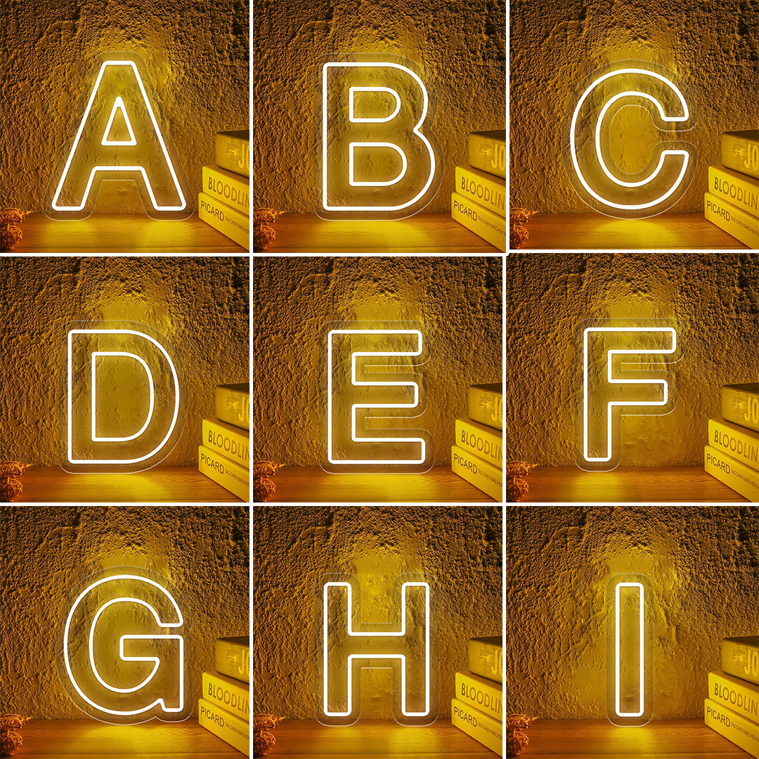 NEONIP-100% Handmade Capital Letters LED Neon Sign