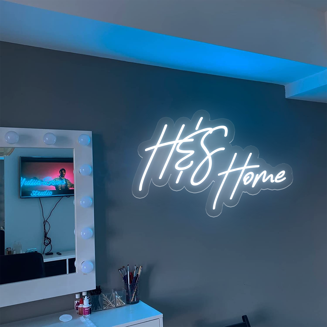 NEONIP-Personalized 100% Handmade Family LED Neon Sign with Your Initial Letters and Home